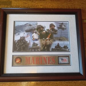 USPS Commemorative First Day Issue Stamp And Pin U.S. Marines